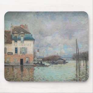 Alfred Sisley - Überschwemmung in Port-Marly 1876 Mousepad