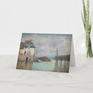 Alfred Sisley - Überschwemmung in Port-Marly Karte