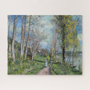 Alfred Sisley - Ufer der Seine bei By Puzzle