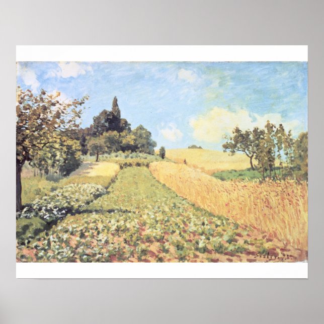 Alfred Sisley | Weizenfeld Poster (Vorne)