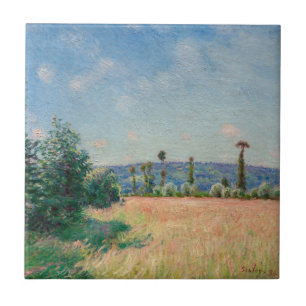 Alfred Sisley - Wiesen von Sahurs im Morgenlicht Fliese