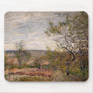 Alfred Sisley - Windy Day in Veneux Mousepad