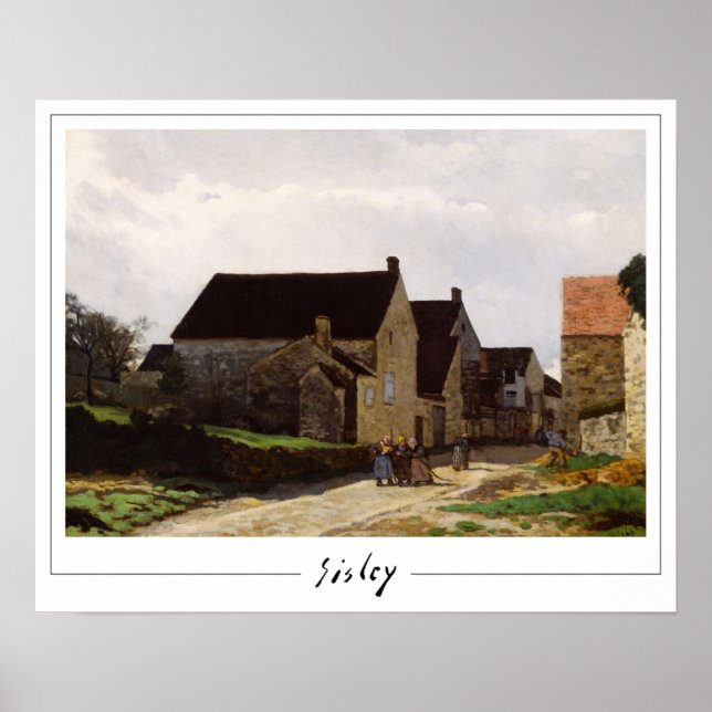 Alfred Sisley Zedign Art Poster #10 (Vorne)