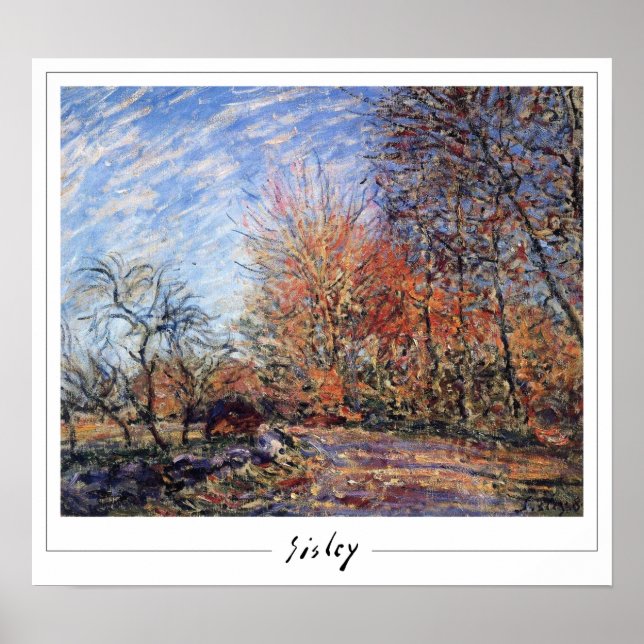 Alfred Sisley Zedign Art Poster #372 (Vorne)