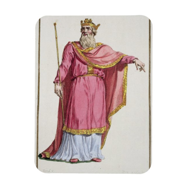 Alfred the Great (849-99) von 'Receuil des Estamp Magnet (Vertikal)