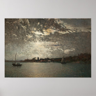 Alfred Wahlberg - Moonlight Mood, Stockholm Poster