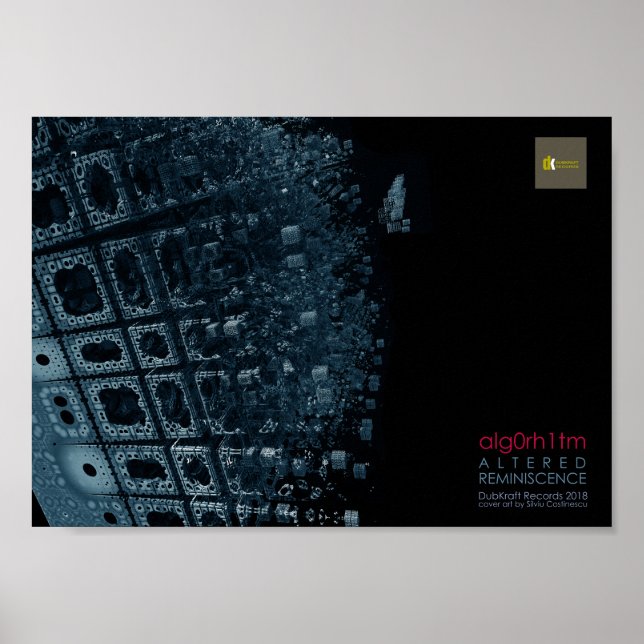 Alg0rh1tm - Alteres Reminiszenz Album Art Poster (Vorne)