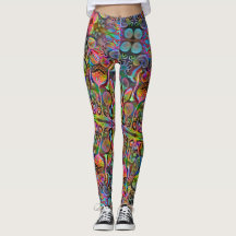 "Algaehuasca, "Druck-Leggings durch Dax + Haeckel