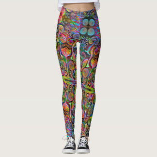 "Algaehuasca, "Druck-Leggings durch Dax + Haeckel Leggings