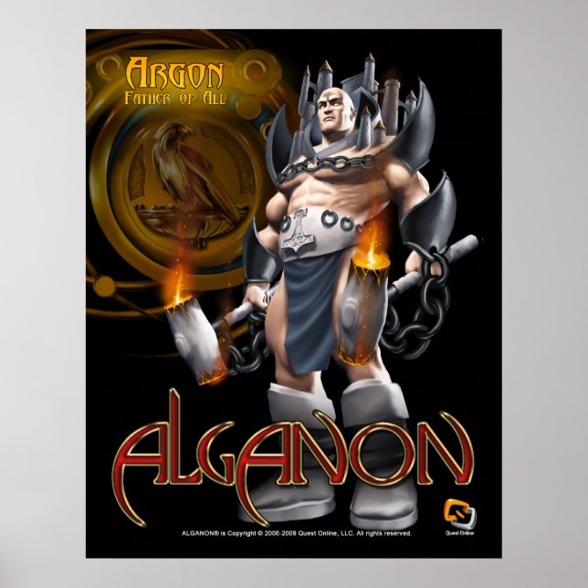 Alganon Argon Deity Poster (Vorne)