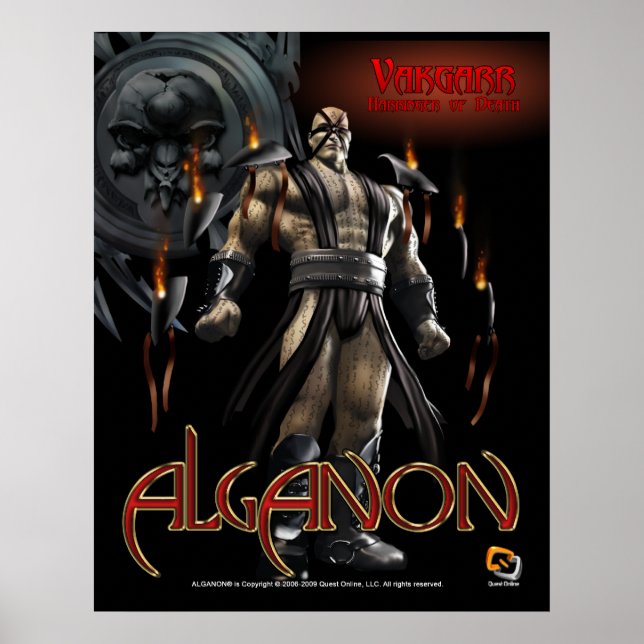 Alganon Vakgarr Deity Poster (Vorne)