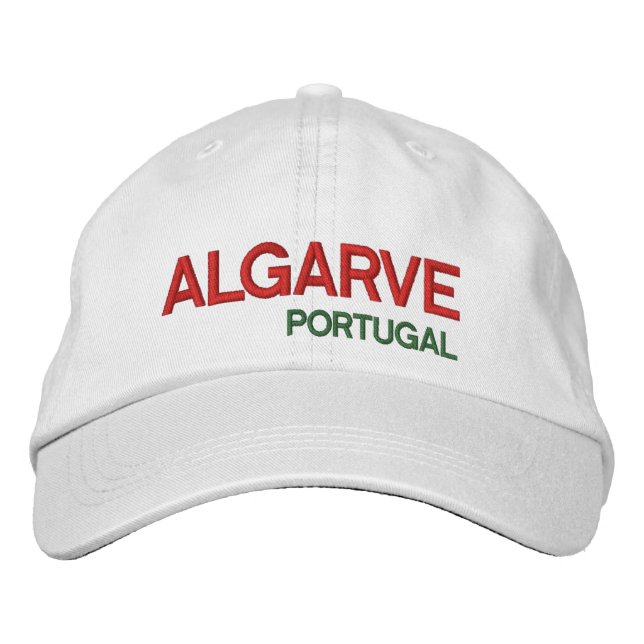 Algarve Portugal Algarve Portugal Hat Bestickte Kappe (Vorderseite)