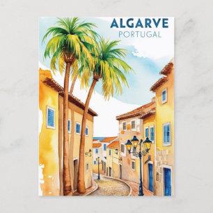 Algarve Portugal Landschaftlich Postkarte - Küsten