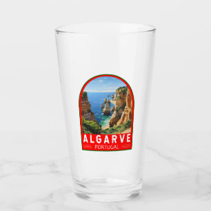 Algarve Portugal Reise Kunst Vintage Glas