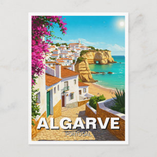 Algarve Portugal Reise Postkarte