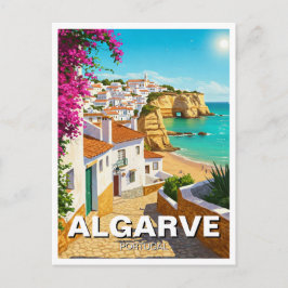 Algarve Portugal Reisen Postkarte