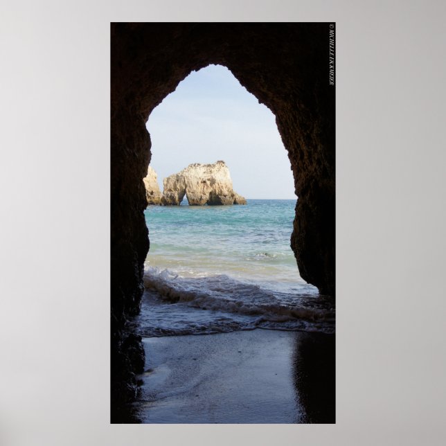 Algarve - Portugal - Strand - Strand - Meer - Meer Poster (Vorne)