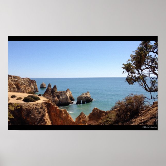 Algarve - Portugal - Strand - Strand - Meer - Meer Poster (Vorne)