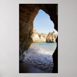 Algarve - Portugal - Strand - Strand - Meer - Meer Poster