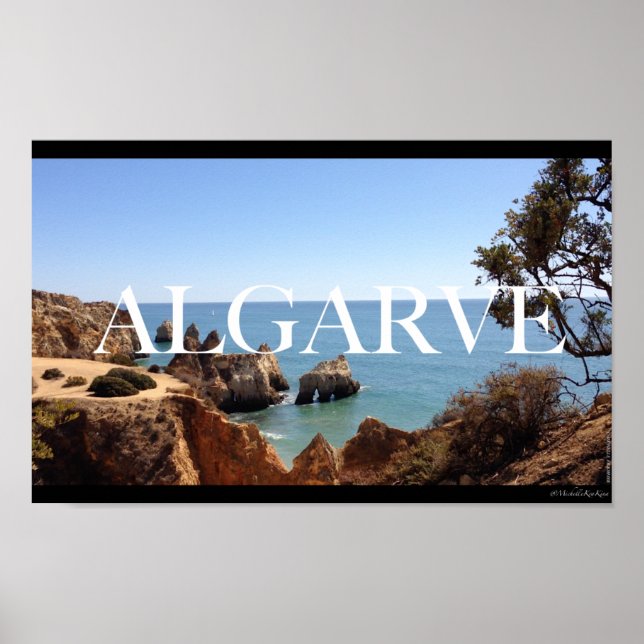 Algarve - Portugal - Strand - Strand - Meer - Meer Poster (Vorne)