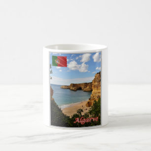 Algarve - Strand von Marinha - Portugal - Kaffeetasse