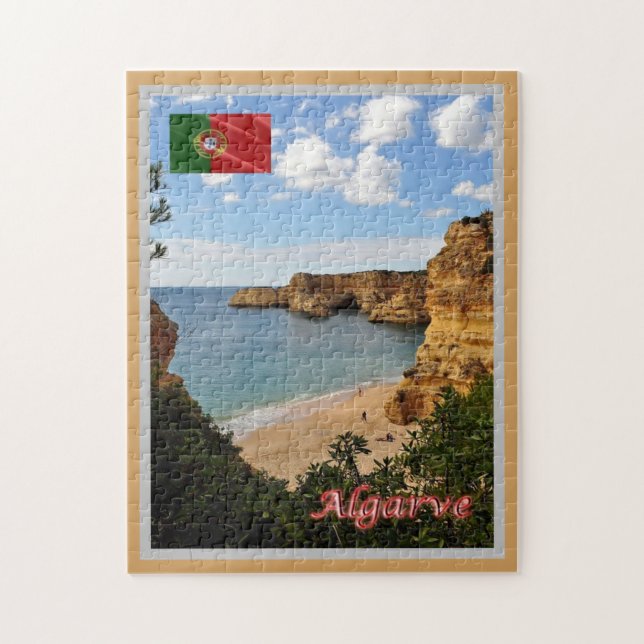 Algarve - Strand von Marinha - Portugal - Puzzle (Vertikal)