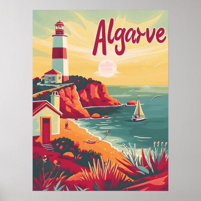 Algarve Vintag Poster (Vorne)