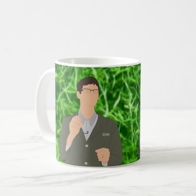Alge Kaffeetasse (Vorderseite Links)