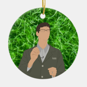 Alge Keramik Ornament