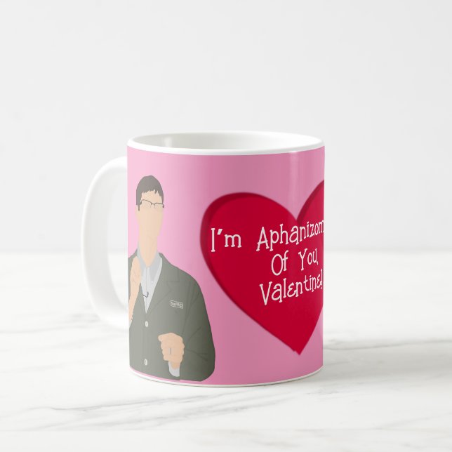 Alge Valentines Kaffeetasse (Vorderseite Links)