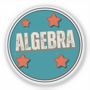 Algebra Aufkleber