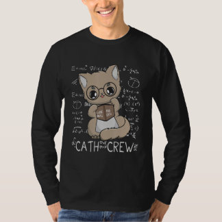 Algebra Brown Cat Math And Cats Mathematics Studen T-Shirt