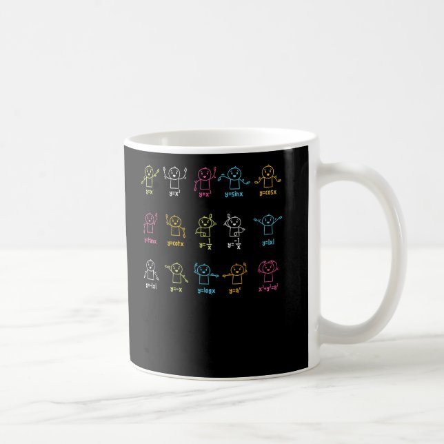 Algebra Dance Graph Figures Math Equity Lehrer Kaffeetasse (Rechts)