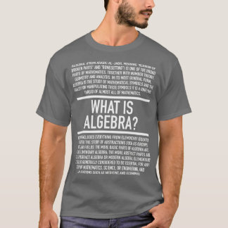 Algebra definiert T-Shirt