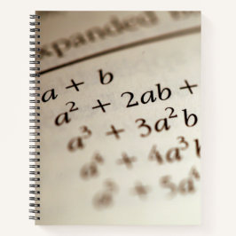 ALGEBRA FORMULAS NOTEBOOK NOTIZBUCH