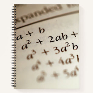 ALGEBRA FORMULAS NOTEBOOK NOTIZBUCH
