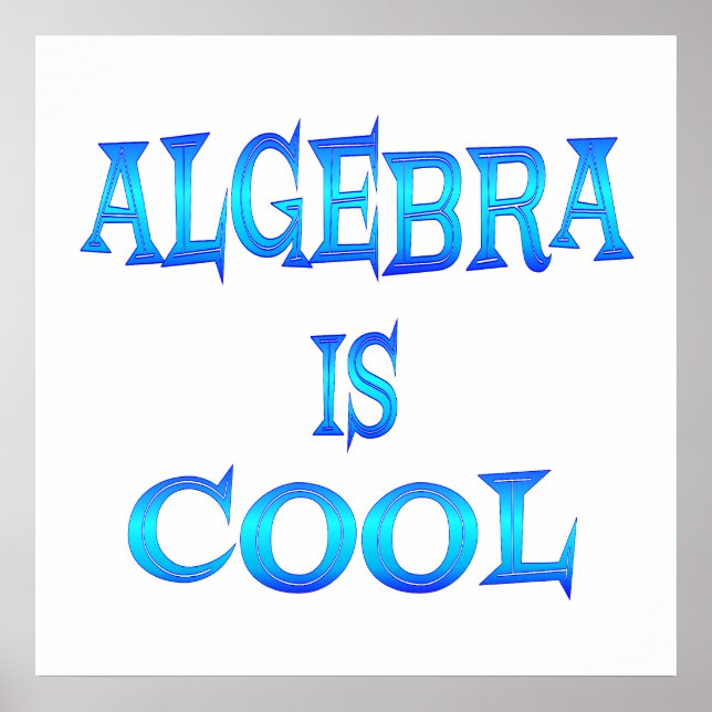 Algebra ist Cool - ab $11.80 Poster (Vorne)