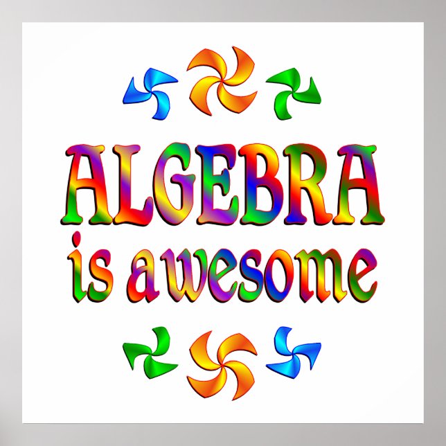 Algebra ist Phantastisch Poster (Vorne)