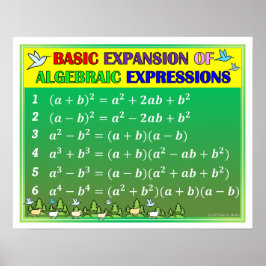 Algebra Math Classroom Poster - Grünwald