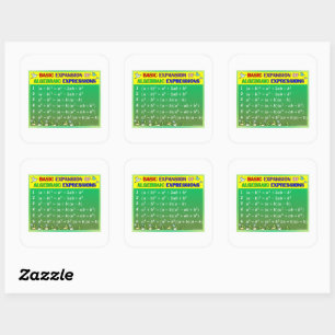 Algebra Math Sticker - Grünwald