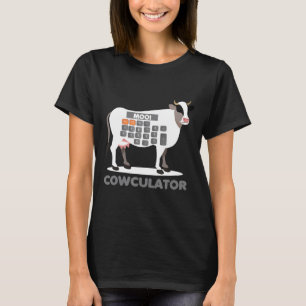 Algebra-Mathematik-Rechner Problemlöser Kuh Muhen T-Shirt