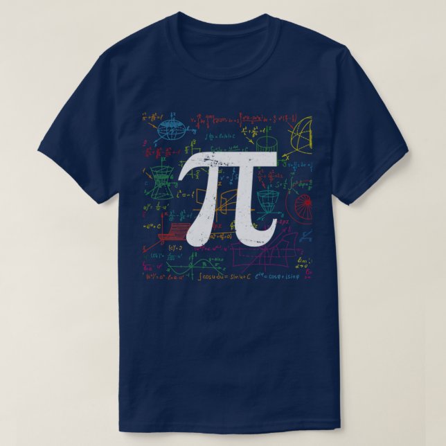 Algebra Pi Math T-Shirt (Design vorne)