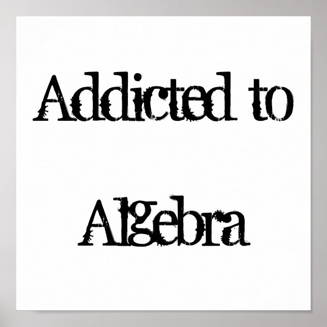 Algebra Poster (Vorne)