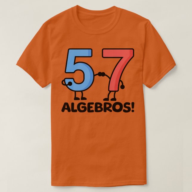 Algebros Funny Math Puns T-Shirt (Design vorne)