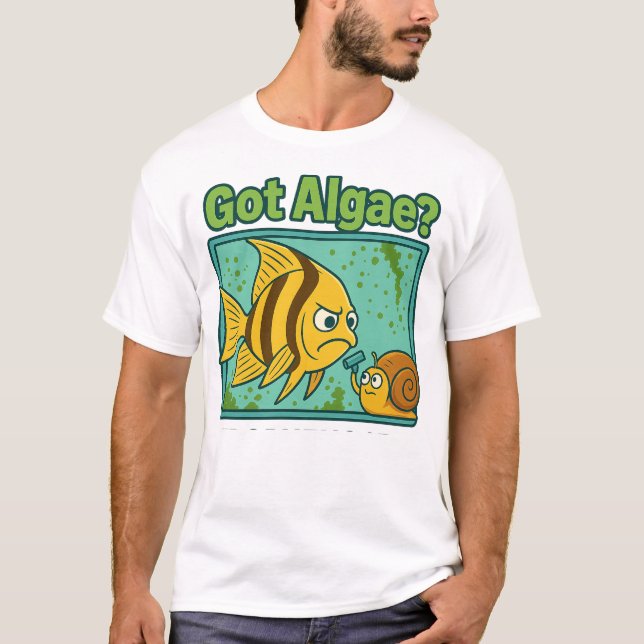 Algen got? (Angelfish) T-Shirt (Vorderseite)