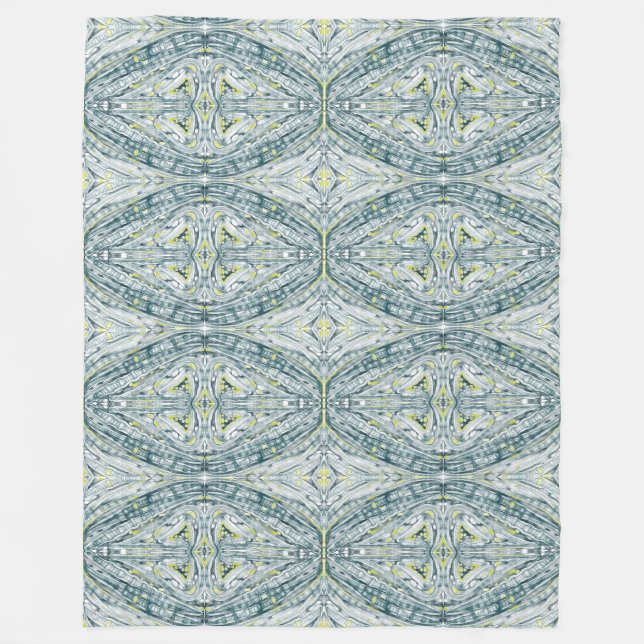 Algen unter Glas Fleecedecke (Vorderseite)