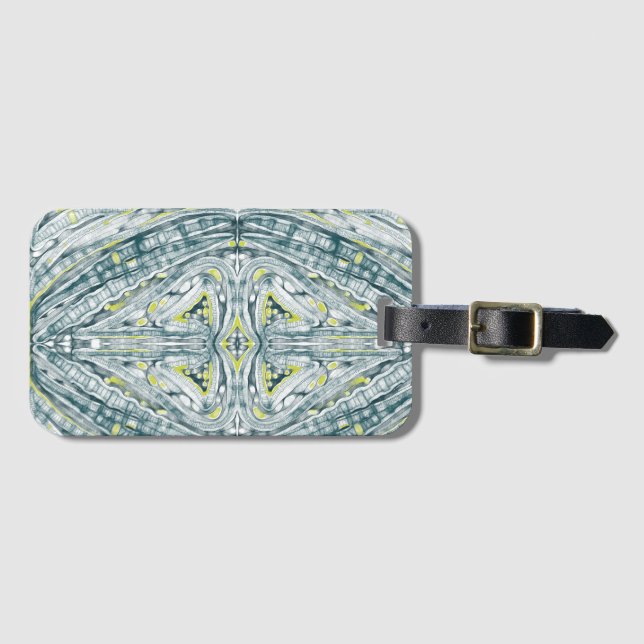 Algen unter Glas Gepäckanhänger (Vorderseite (Horizontal))