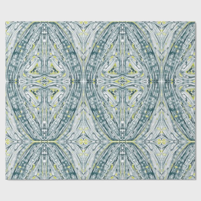 Algen unter Glas Geschenkpapier (Flach)