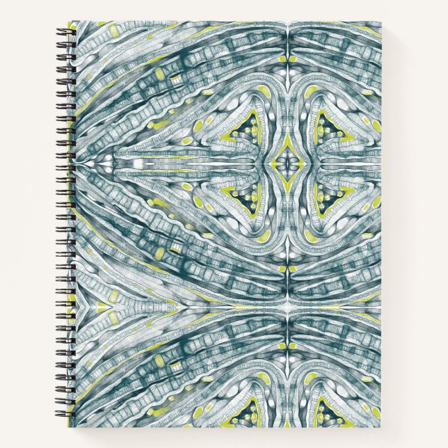 Algen unter Glas Notizbuch (Vorderseite)