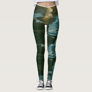 "Algengrüne Leggings - Stilvoll und sauber